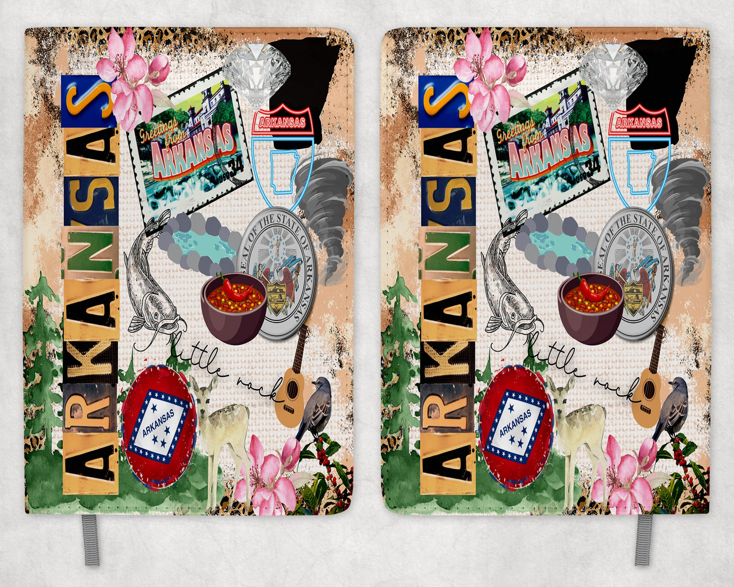 Arkansas Printed 8 Inch  A-5 Journal