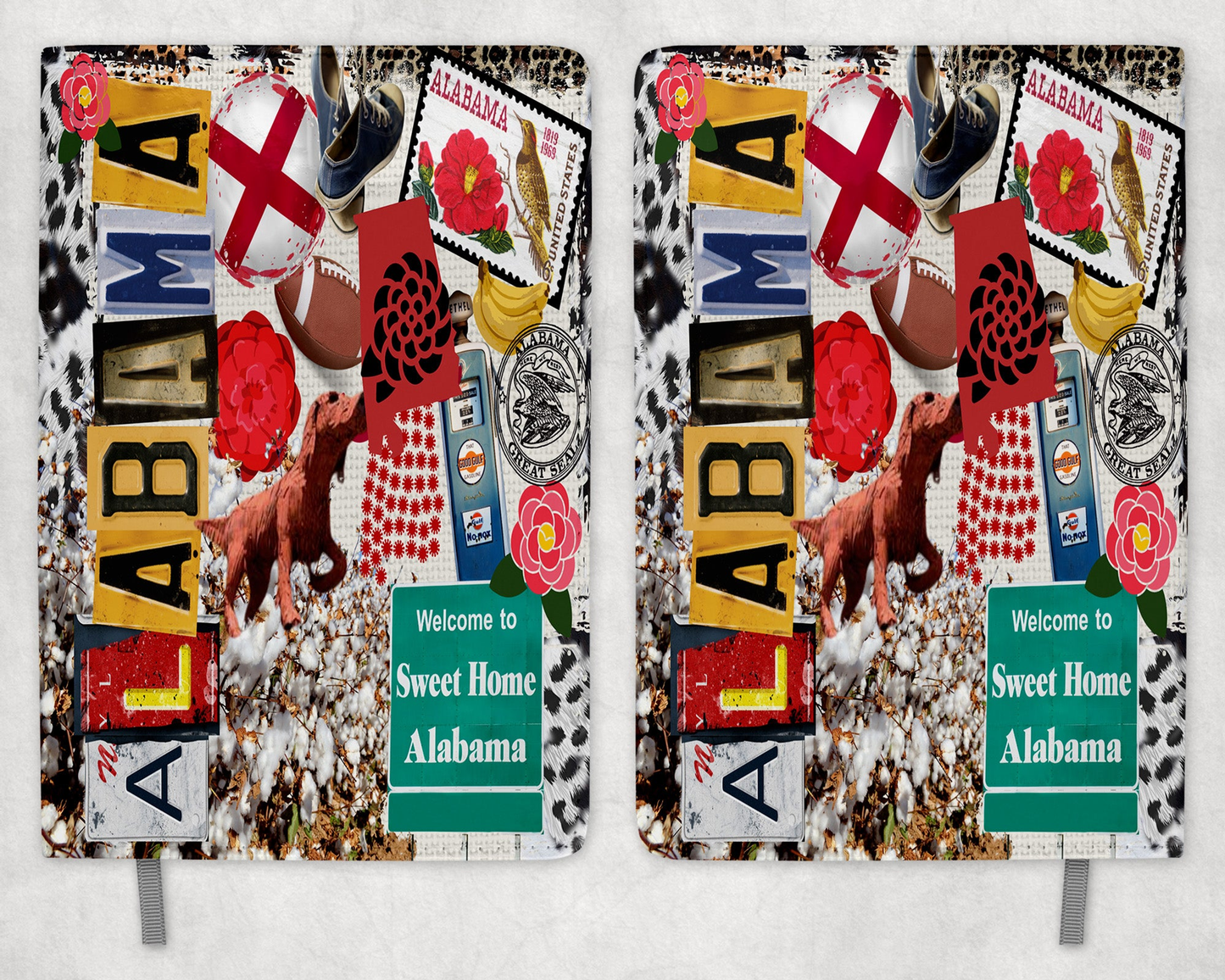 Alabama Printed 8 Inch  A-5 Journal