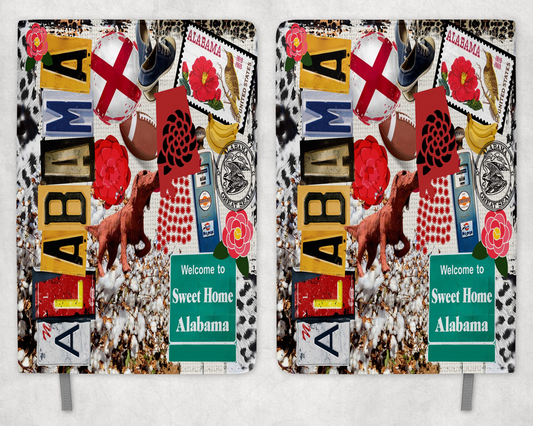 Alabama Printed 8 Inch  A-5 Journal