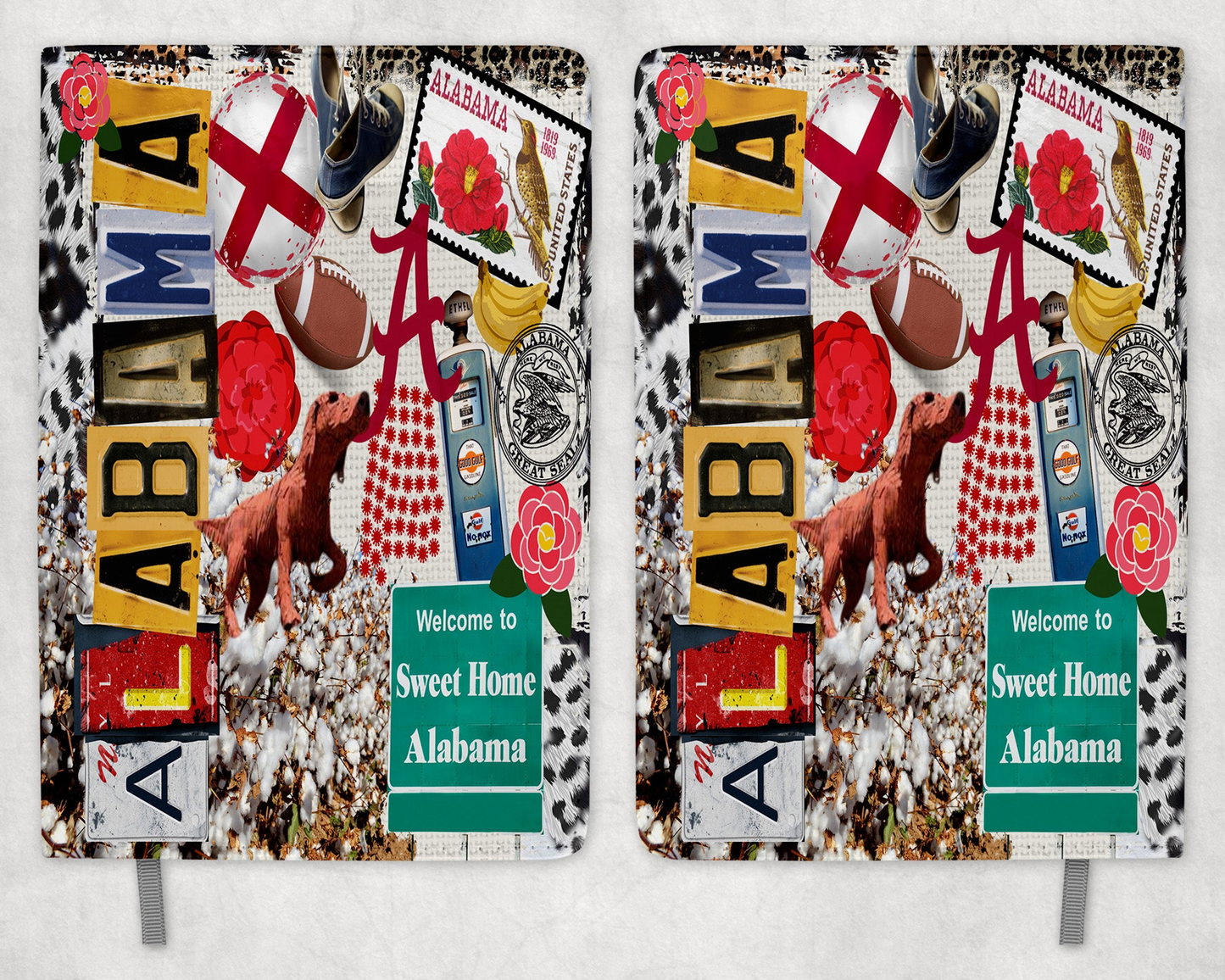 Alabama Printed 8 Inch  A-5 Journal