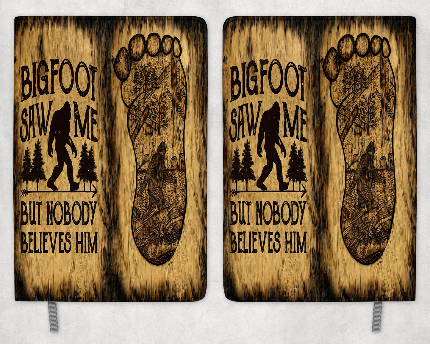 Big Foot Printed 8 Inch  A-5 Journal