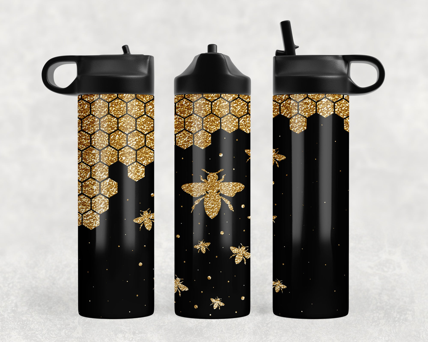 Bees Steel Water Bottle