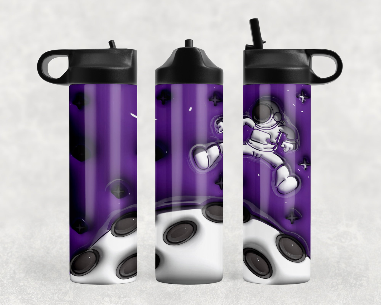 Astronaut Steel Water Bottle