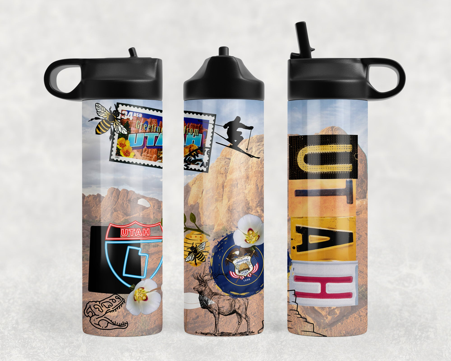 Utah Steel Water Bottle