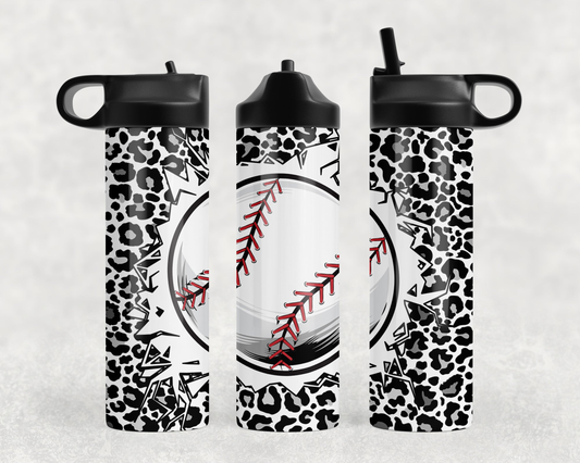 Baseball Steel Water Bottle