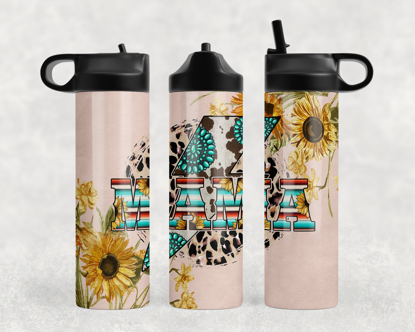 Western mama Steel Water Bottle