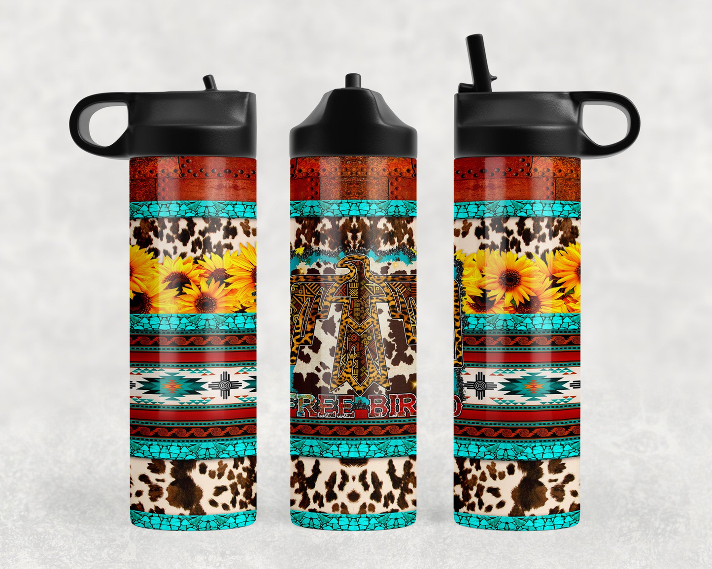 Western Thunderbird Steel Water Bottle