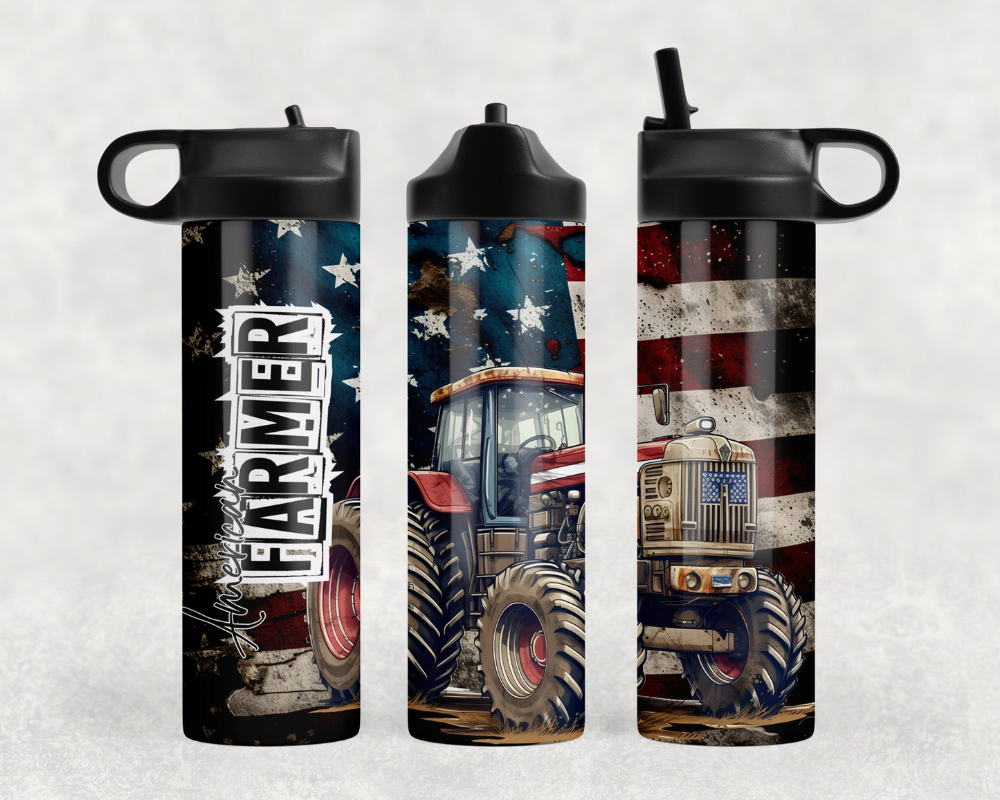 American Farmer Steel Water Bottle