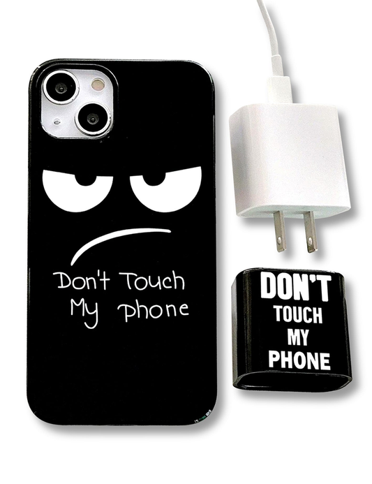 Don't Touch My Case iPhone Case & Charger Cover