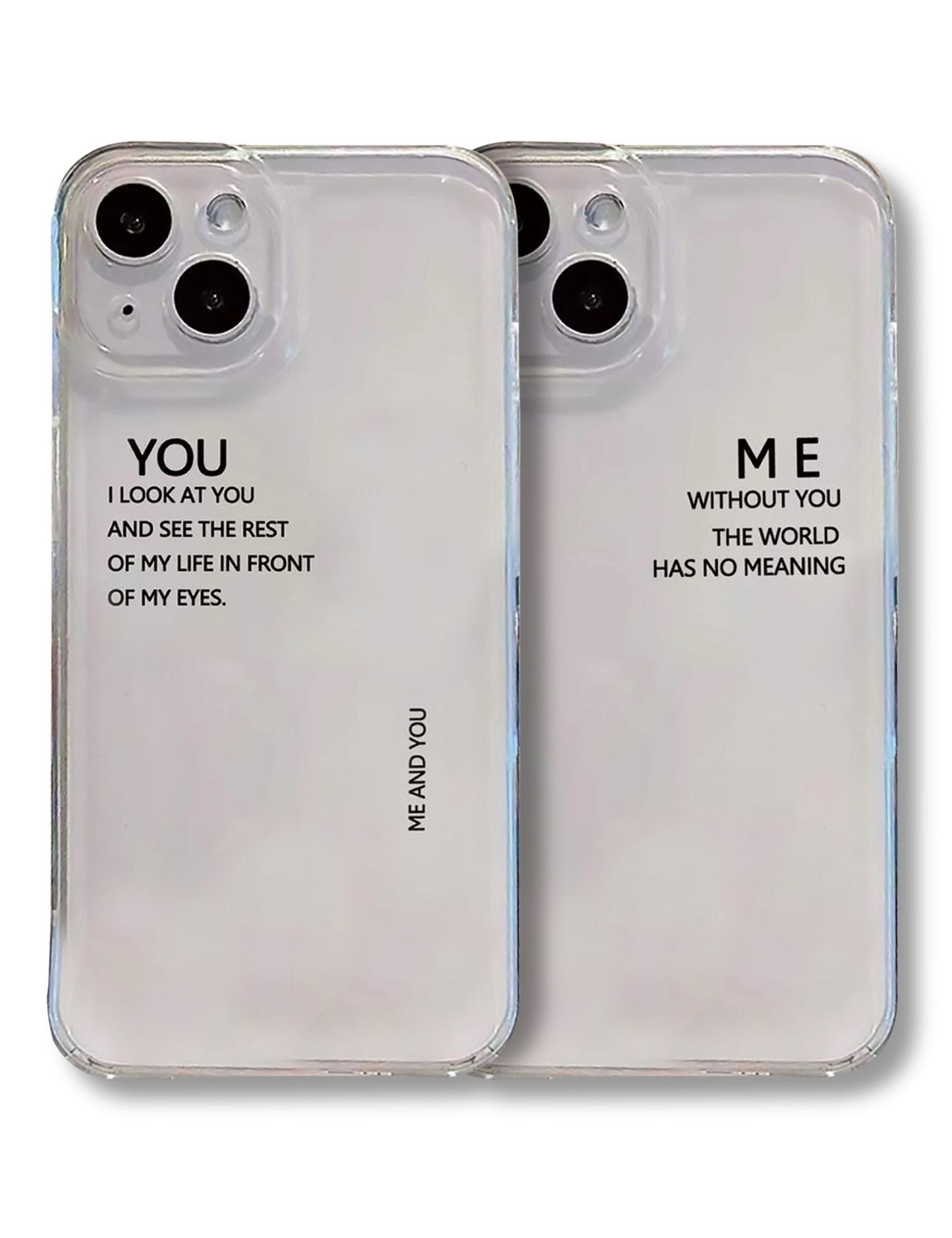 You Me Set of 2 iPhone Cases