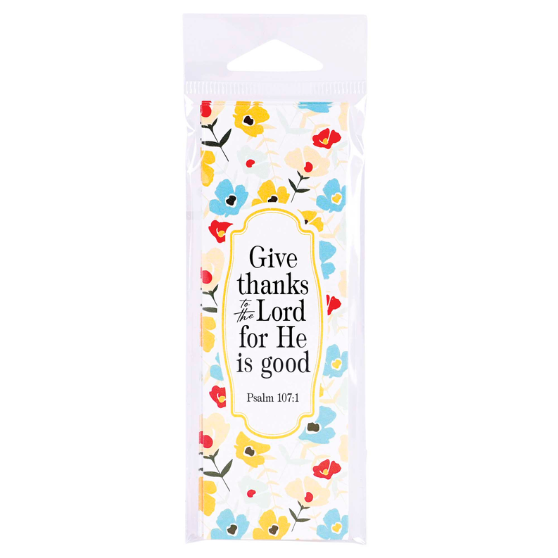 Packaged Bookmarks Give Thanks To