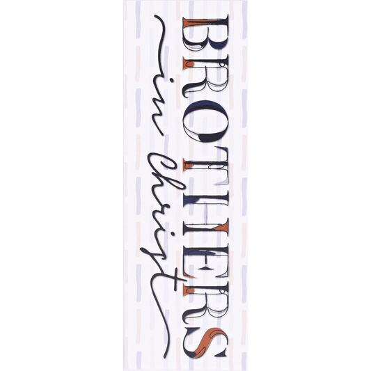 Bookmark Brothers In Christ 2x6 12-Pack