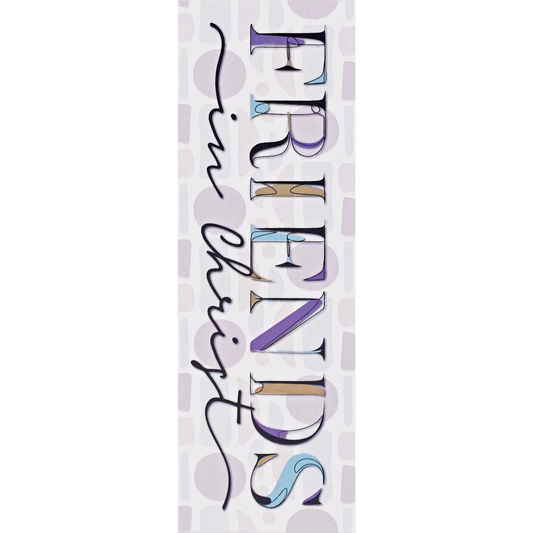 Bookmark Friends In Christ 2x6 12-Pack