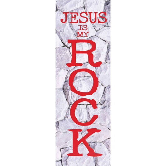 Bookmark Jesus Is My Rock 2x6 12-Pack