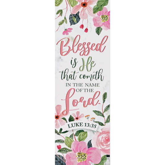 Bookmark Blessed Is He 2x6 12-Pack