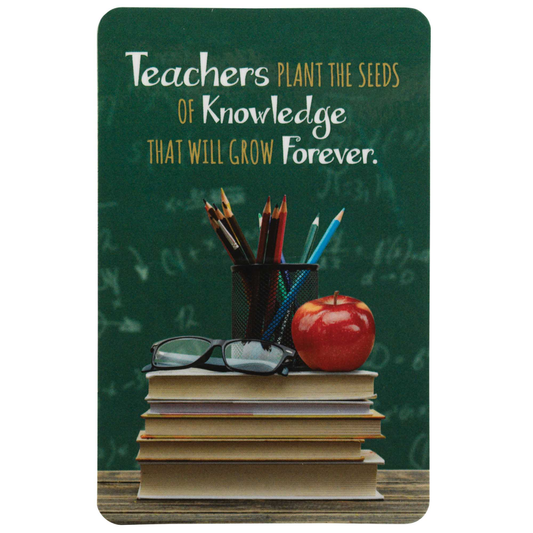 Pocketcard Teachers Plant The Seed