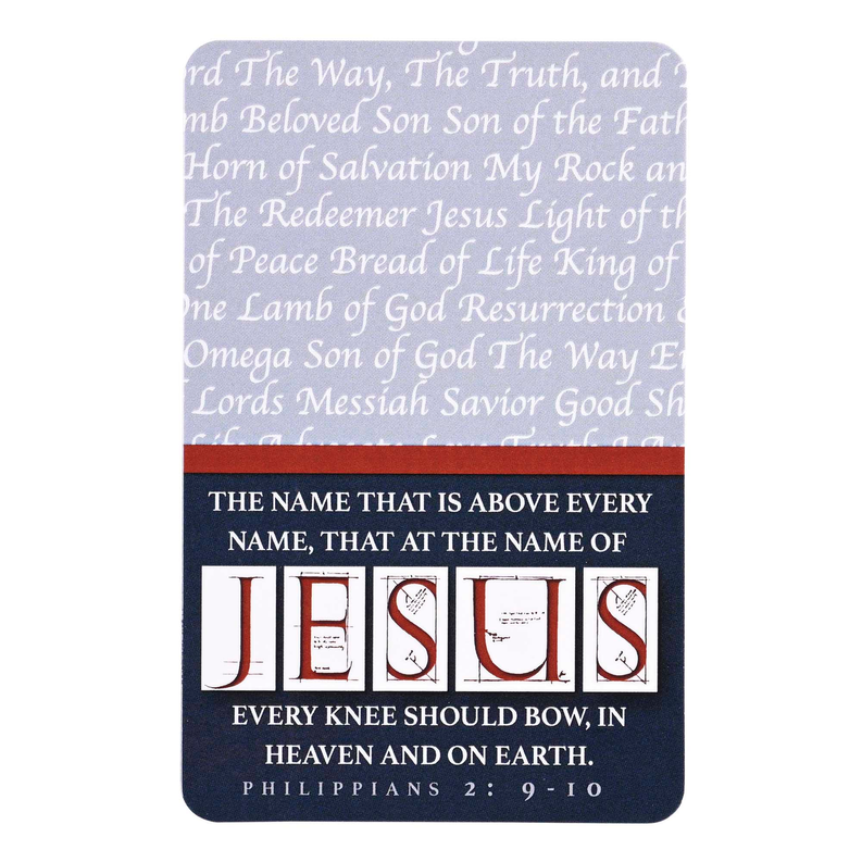 Pocketcard Names Of Jesus