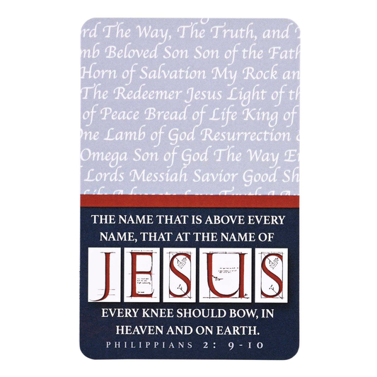 Pocketcard Names Of Jesus