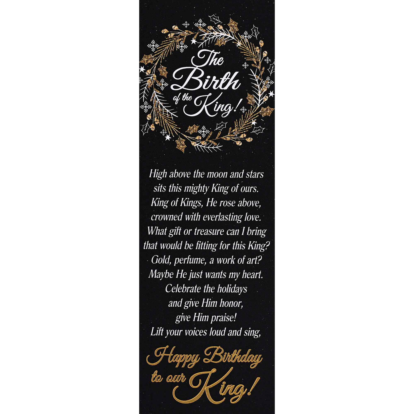 Packaged Bookmarks Birth Of A King