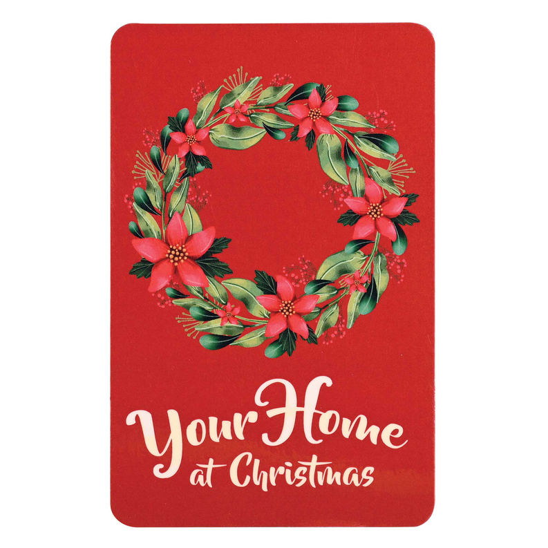 Pocketcard Bookmark Your Home Christmas