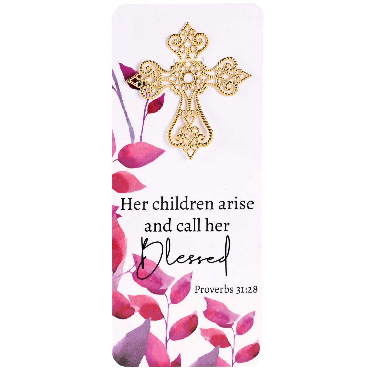 Embellished Bookcard Children Prov.31:28