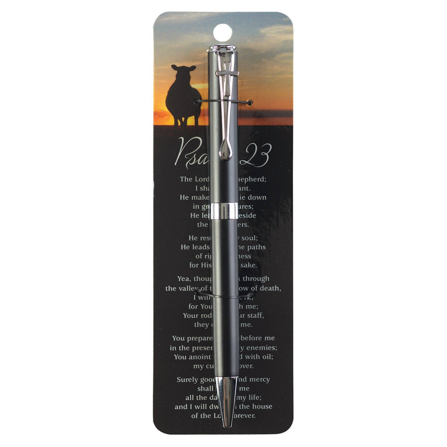 Pen Psalm 23 Silver