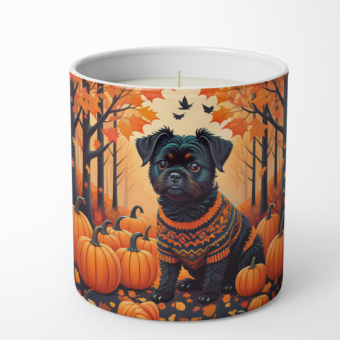 Affenpinscher Fall Foam Coasters