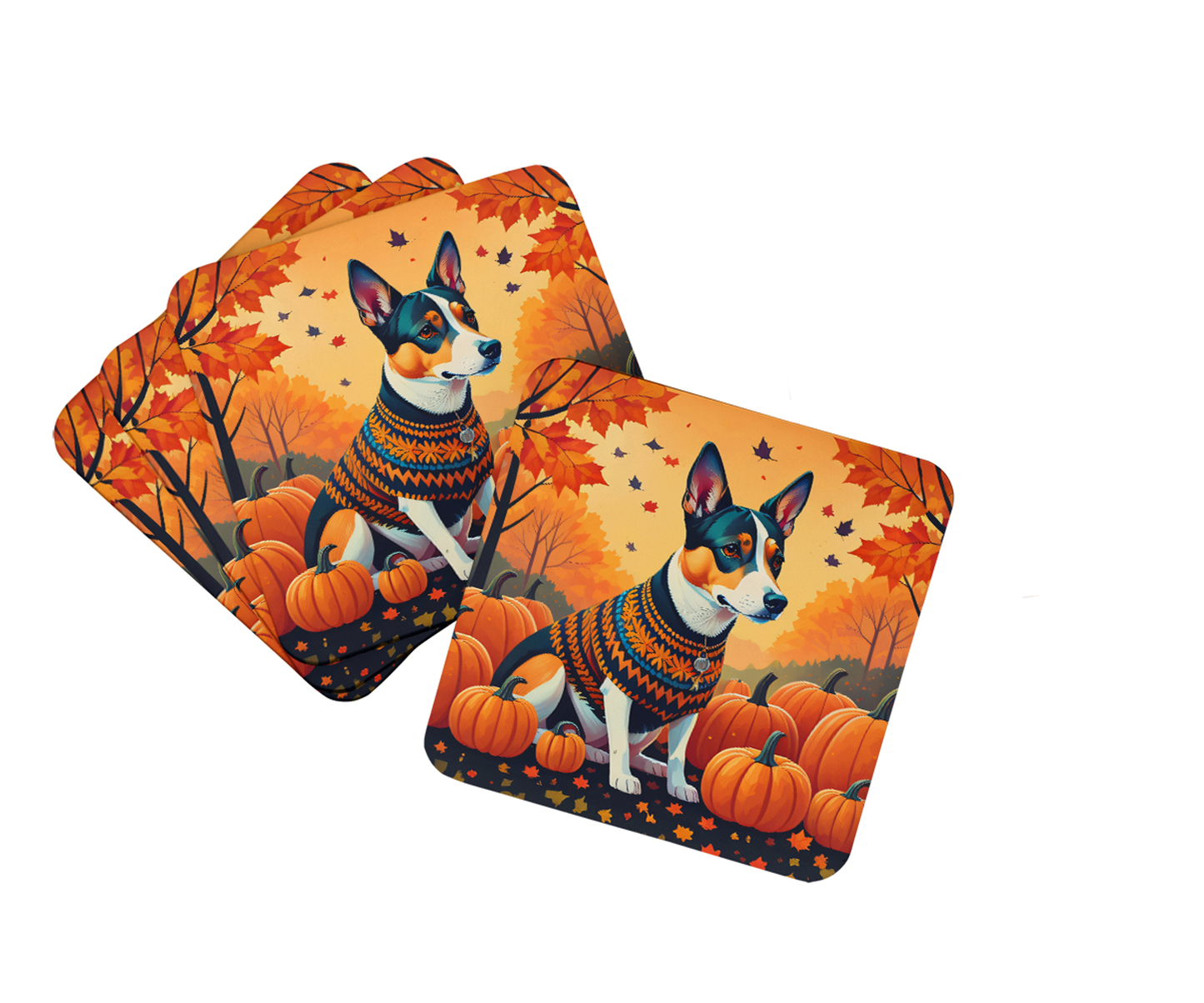 Australian Terrier Terrier Fall Foam Coasters