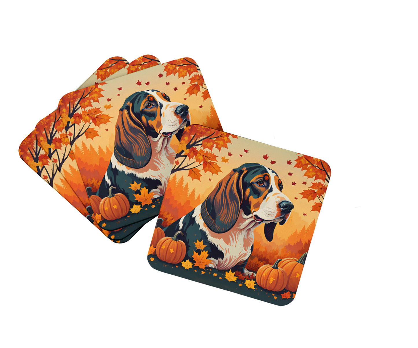 Australian Terrier Terrier Fall Foam Coasters