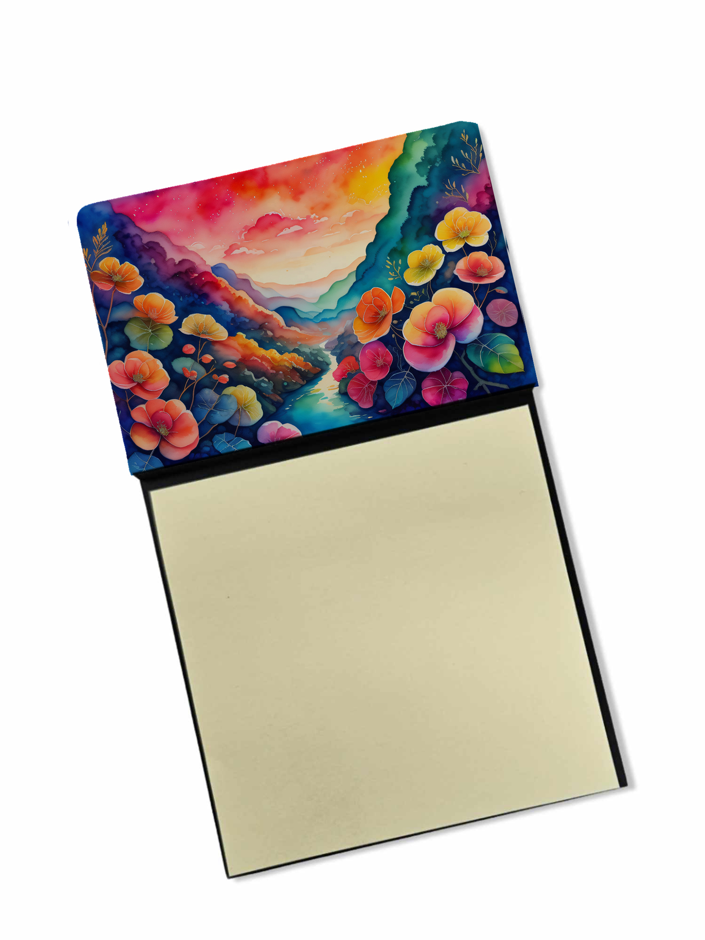 Begonias in Color Sticky Note Holder