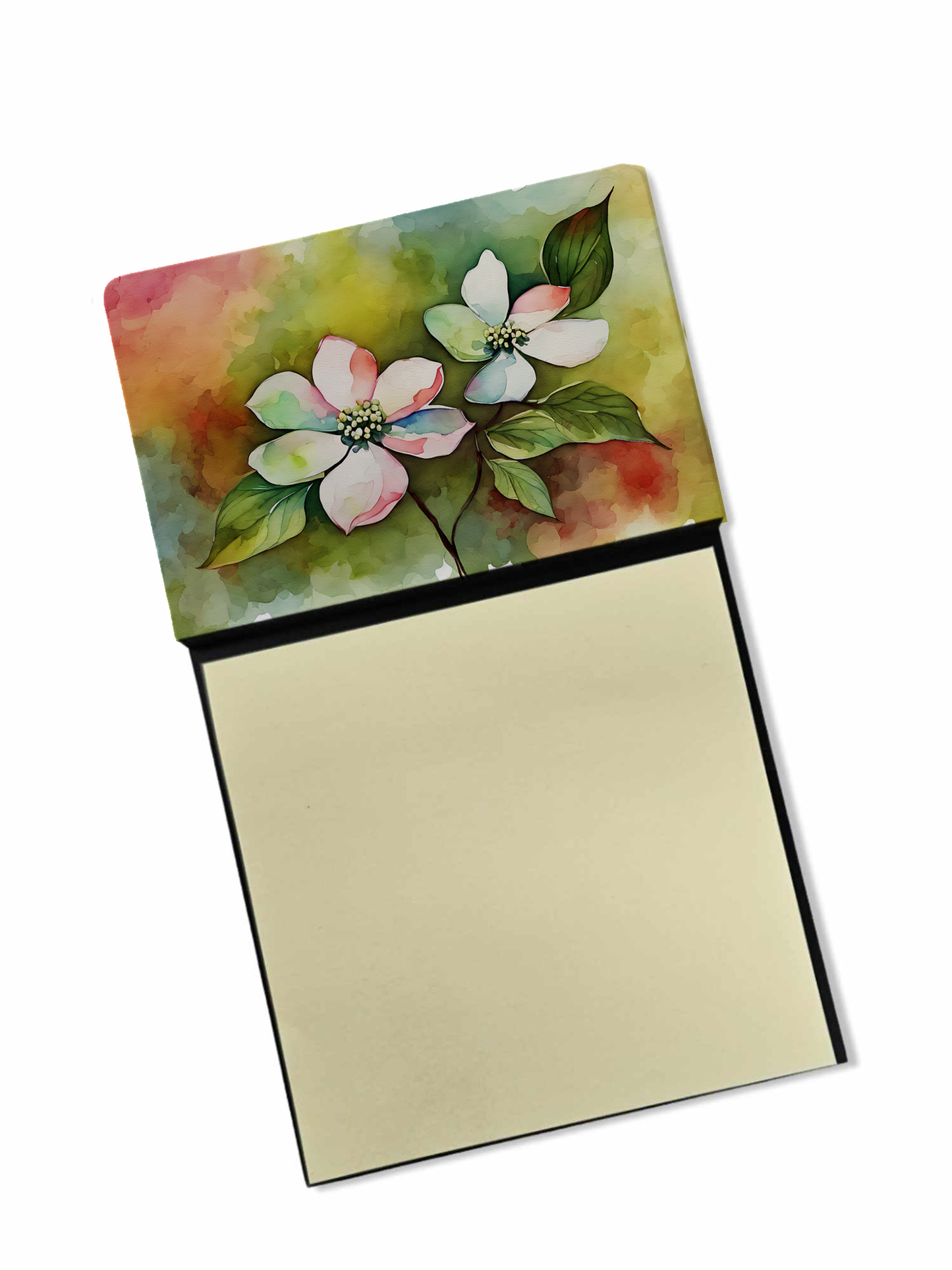 Utah Sego Lilies in Watercolor Sticky Note Holder