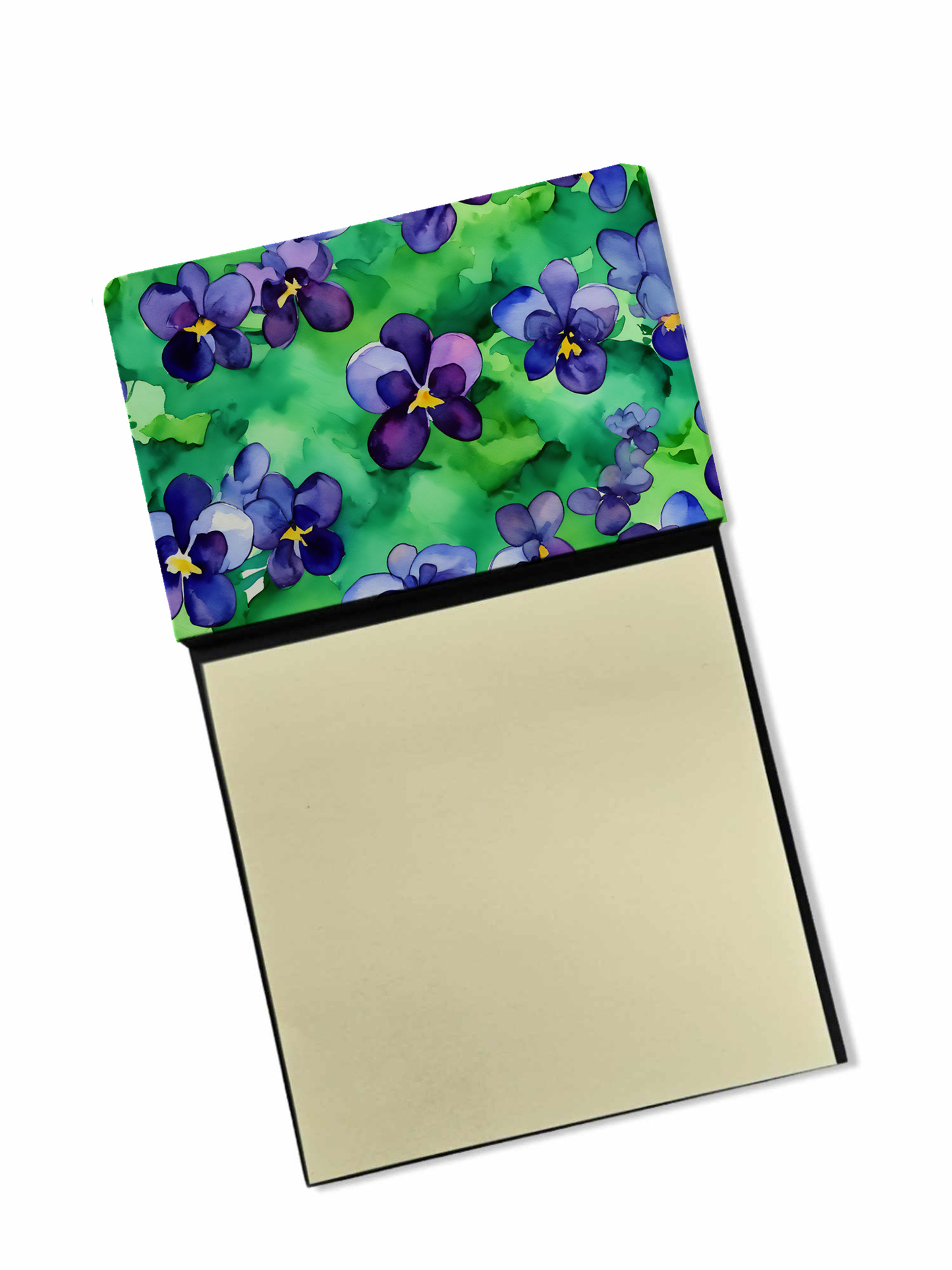 Utah Sego Lilies in Watercolor Sticky Note Holder