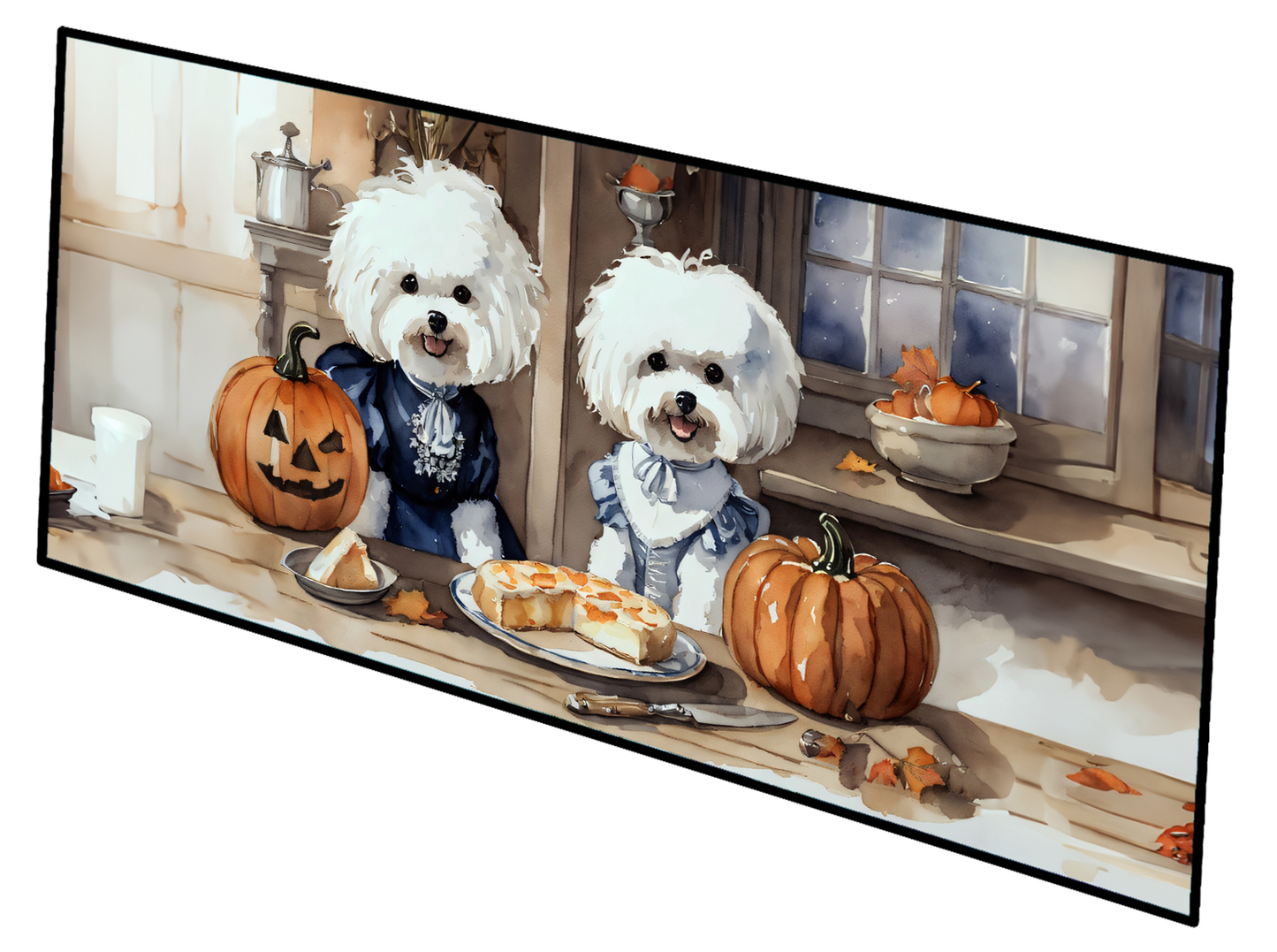 Basenji Fall Kitchen Pumpkins Decorative Soy Candle