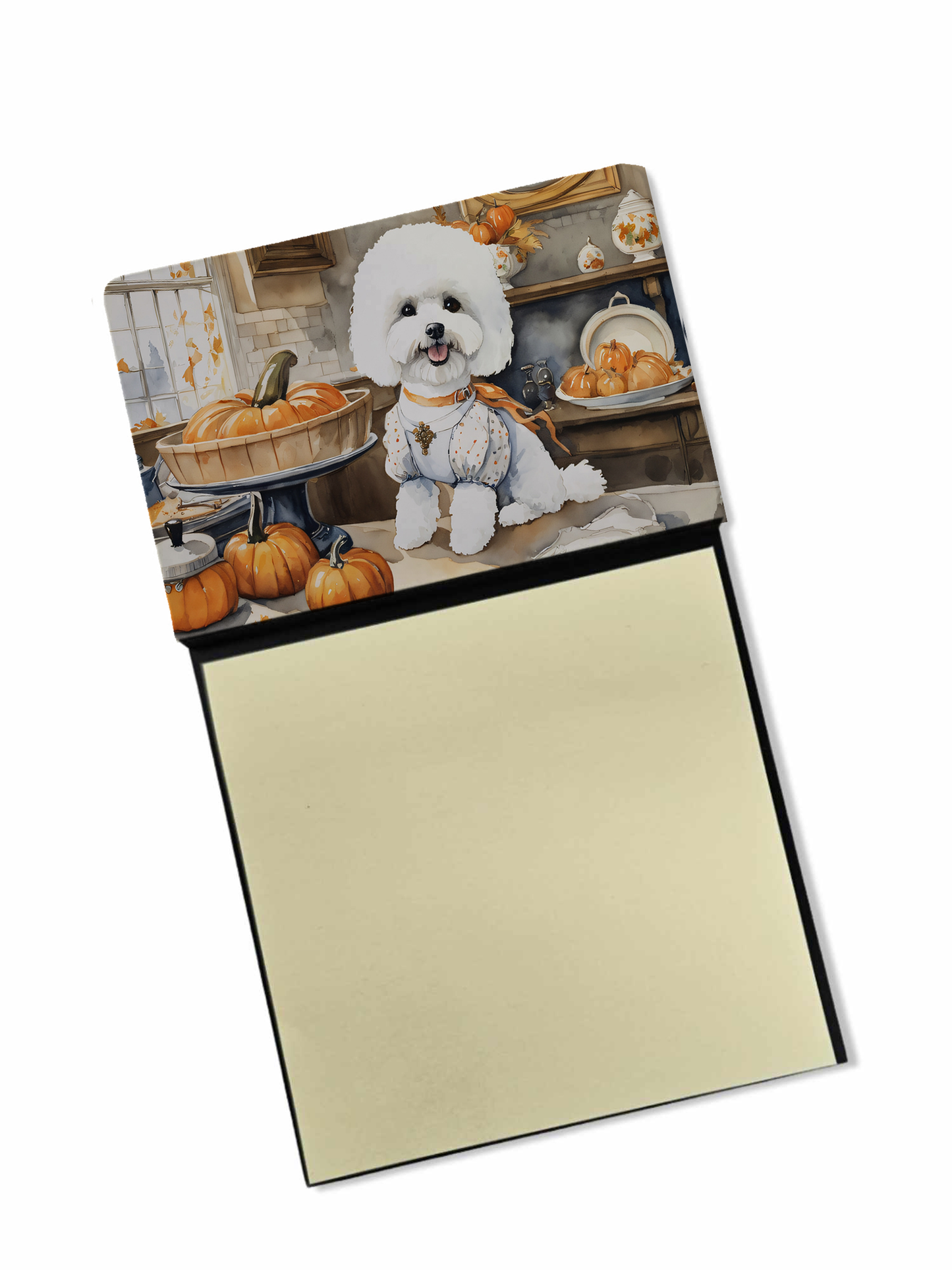 Bichon Frise Fall Kitchen Pumpkins Decorative Soy Candle