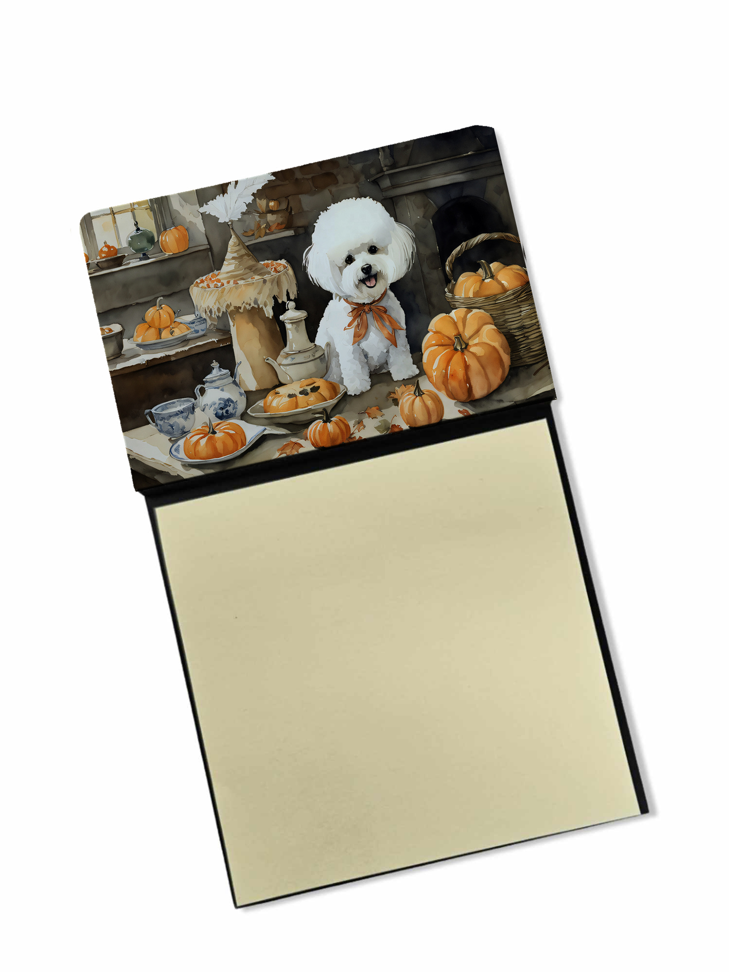 Bichon Frise Fall Kitchen Pumpkins Decorative Soy Candle