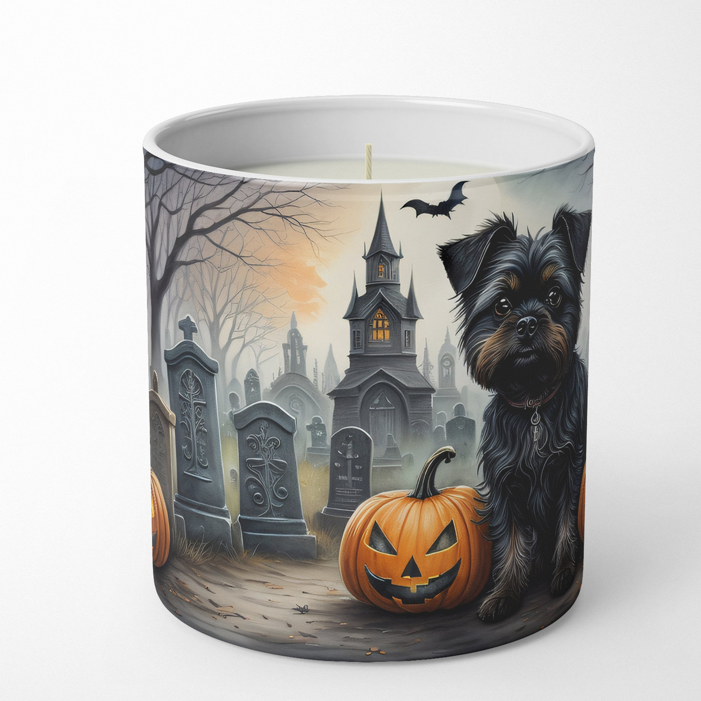 Affenpinscher Spooky Halloween Foam Coasters