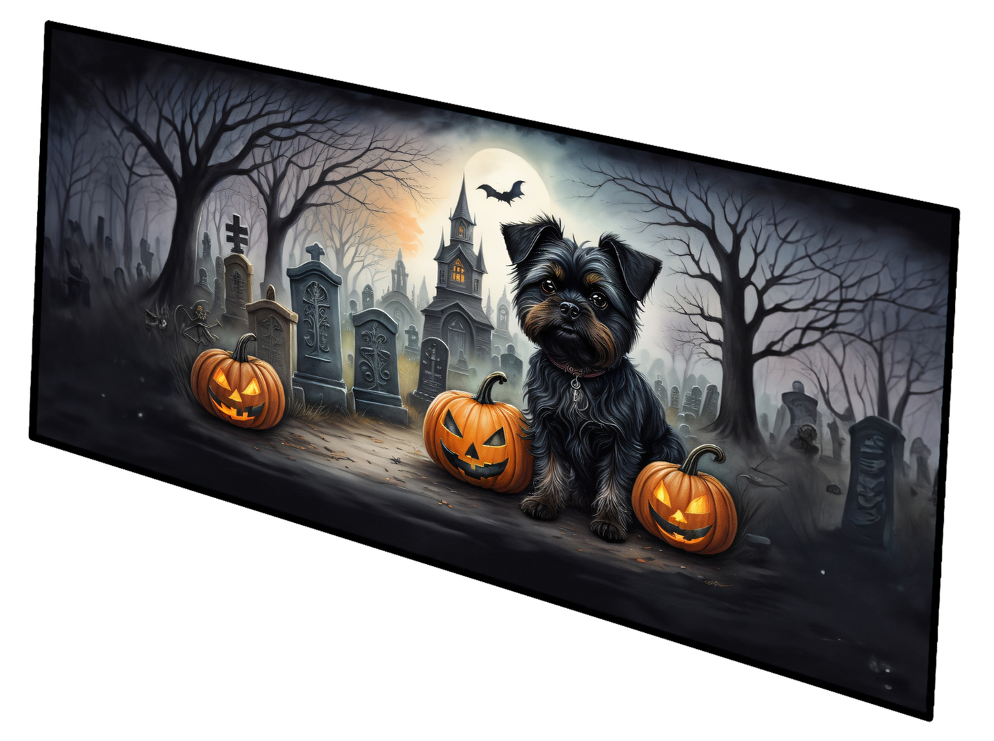 Affenpinscher Spooky Halloween Foam Coasters