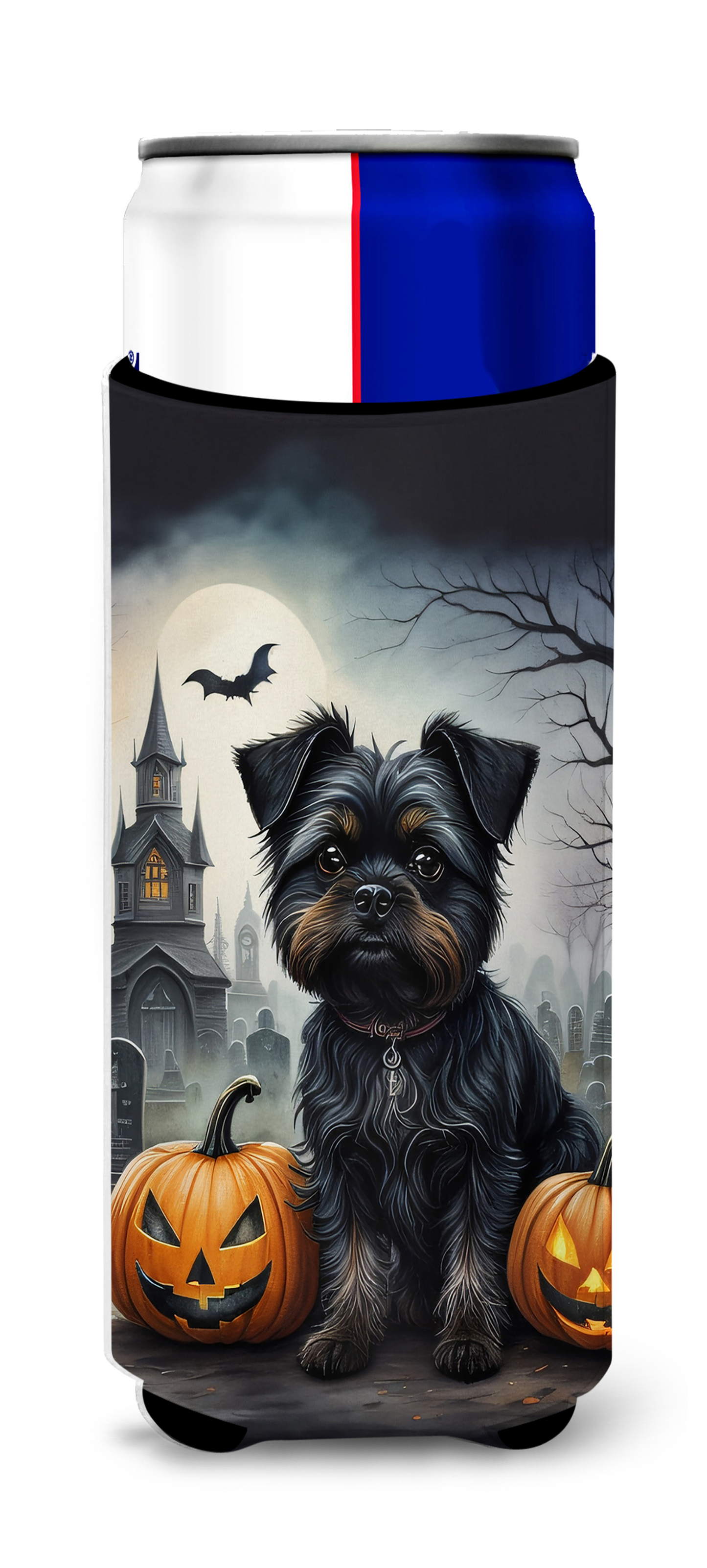 Affenpinscher Spooky Halloween Foam Coasters