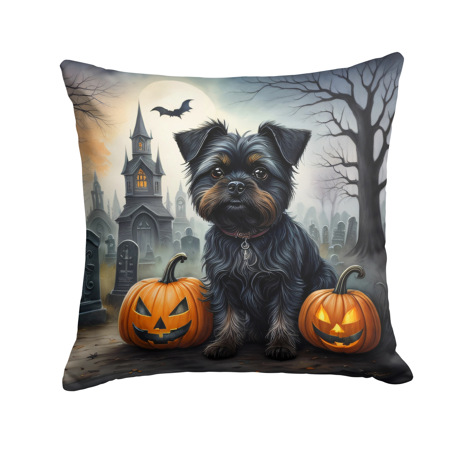 Affenpinscher Spooky Halloween Foam Coasters