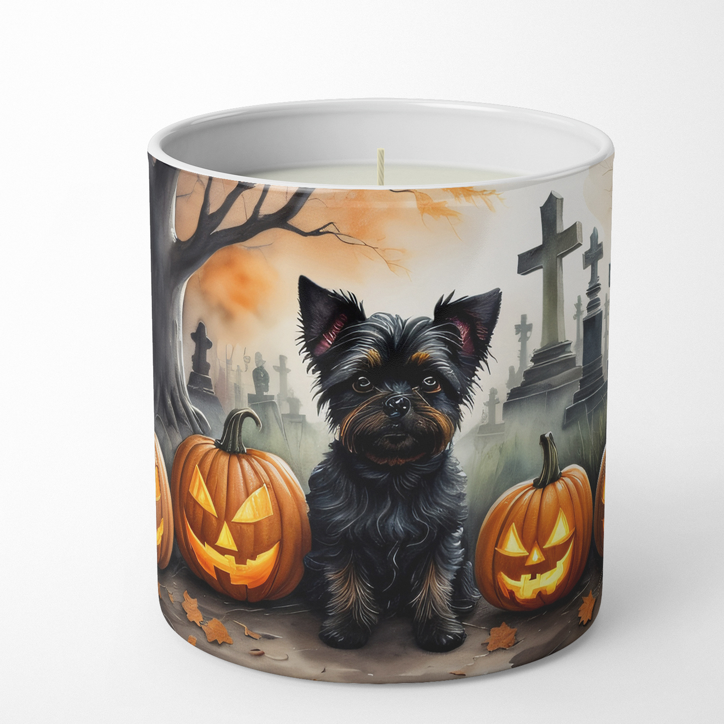 Affenpinscher Spooky Halloween Foam Coasters