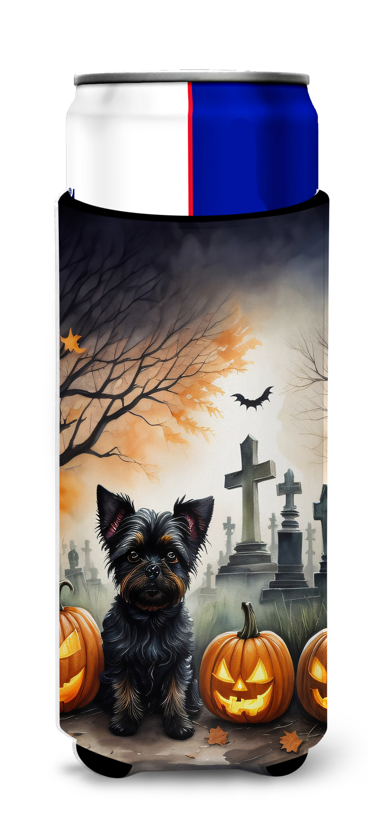 Affenpinscher Spooky Halloween Foam Coasters