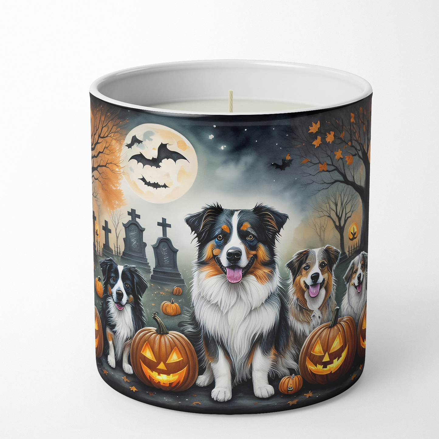 Affenpinscher Spooky Halloween Foam Coasters