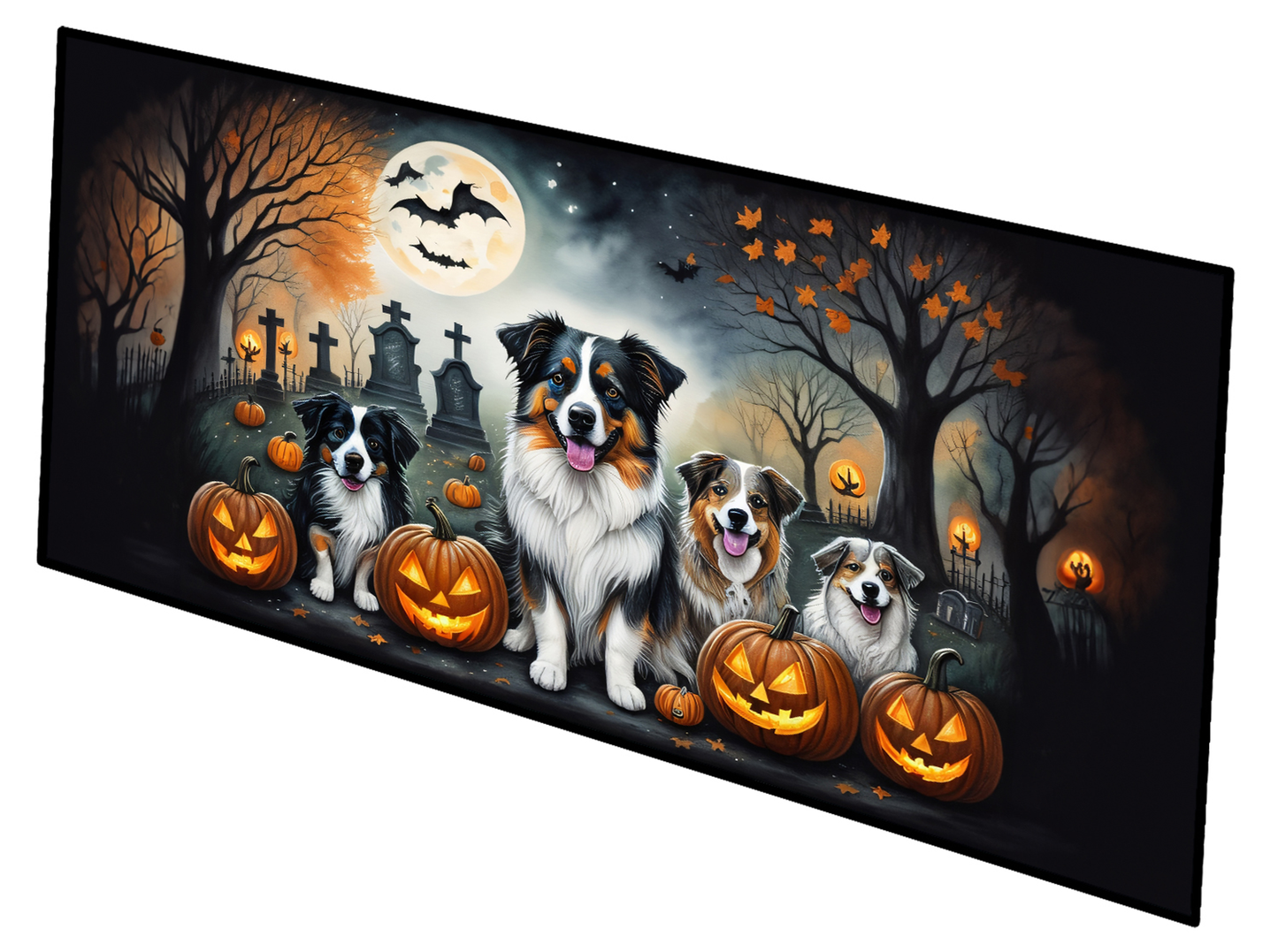 Affenpinscher Spooky Halloween Foam Coasters