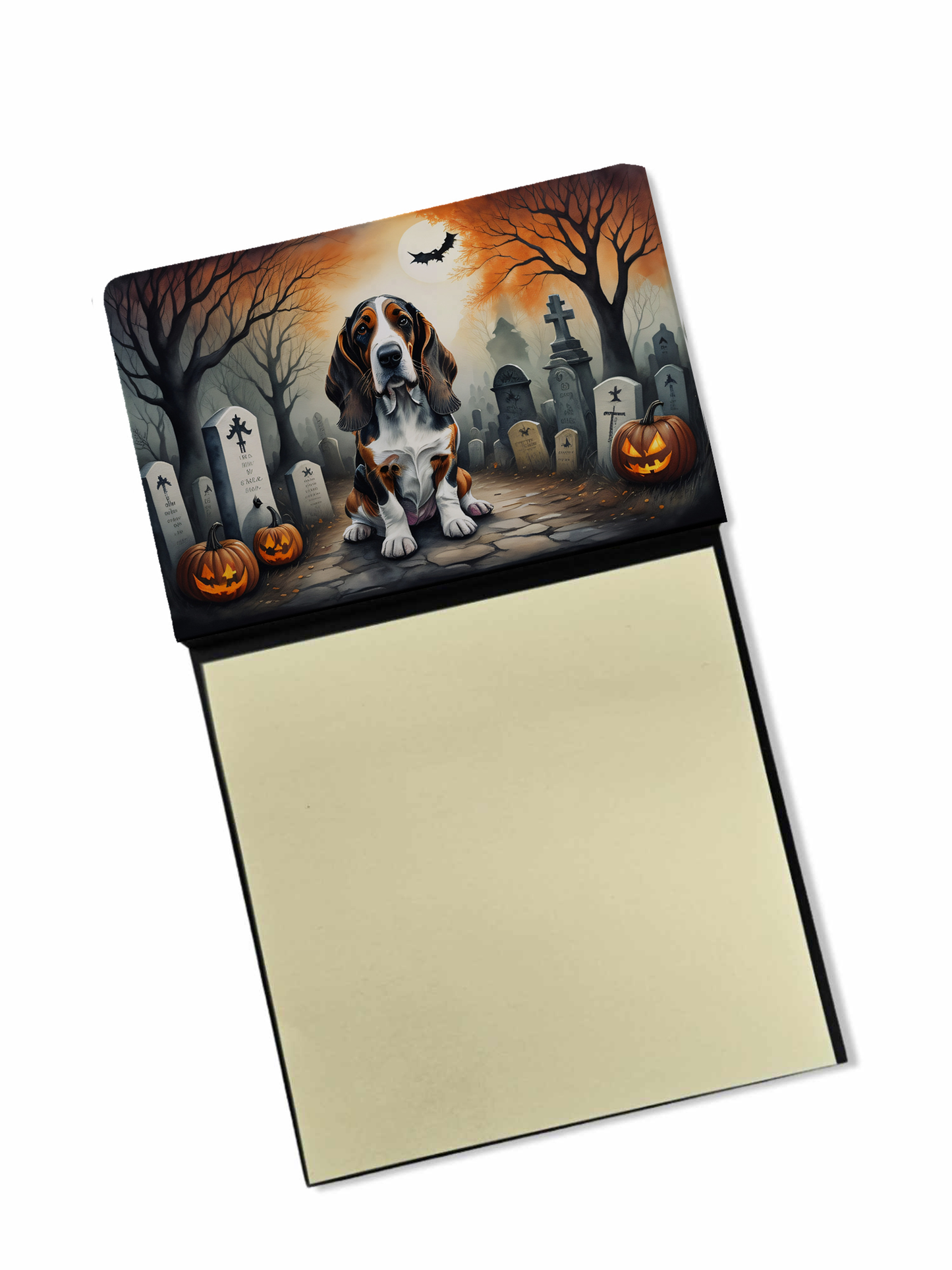 Basset Hound Spooky Halloween Foam Coasters