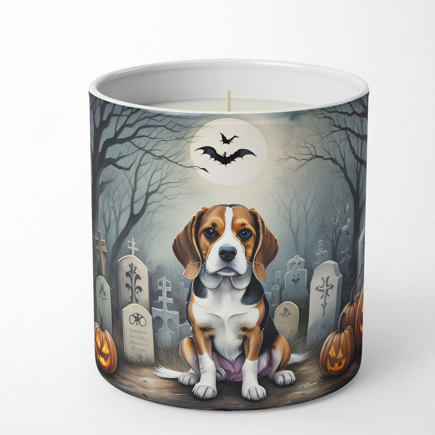 Basset Hound Spooky Halloween Foam Coasters