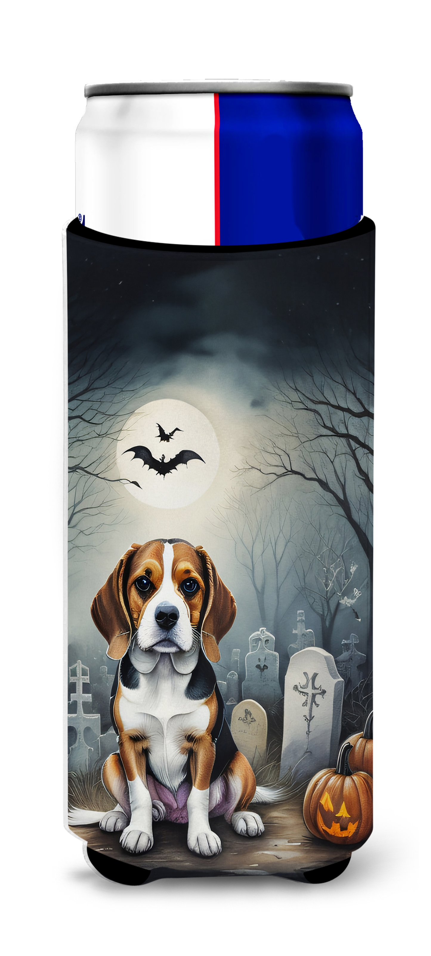 Basset Hound Spooky Halloween Foam Coasters