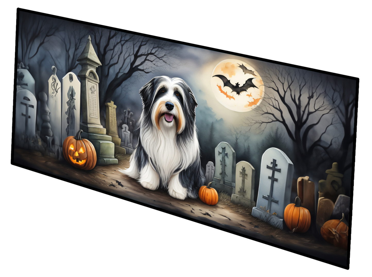 Basset Hound Spooky Halloween Foam Coasters