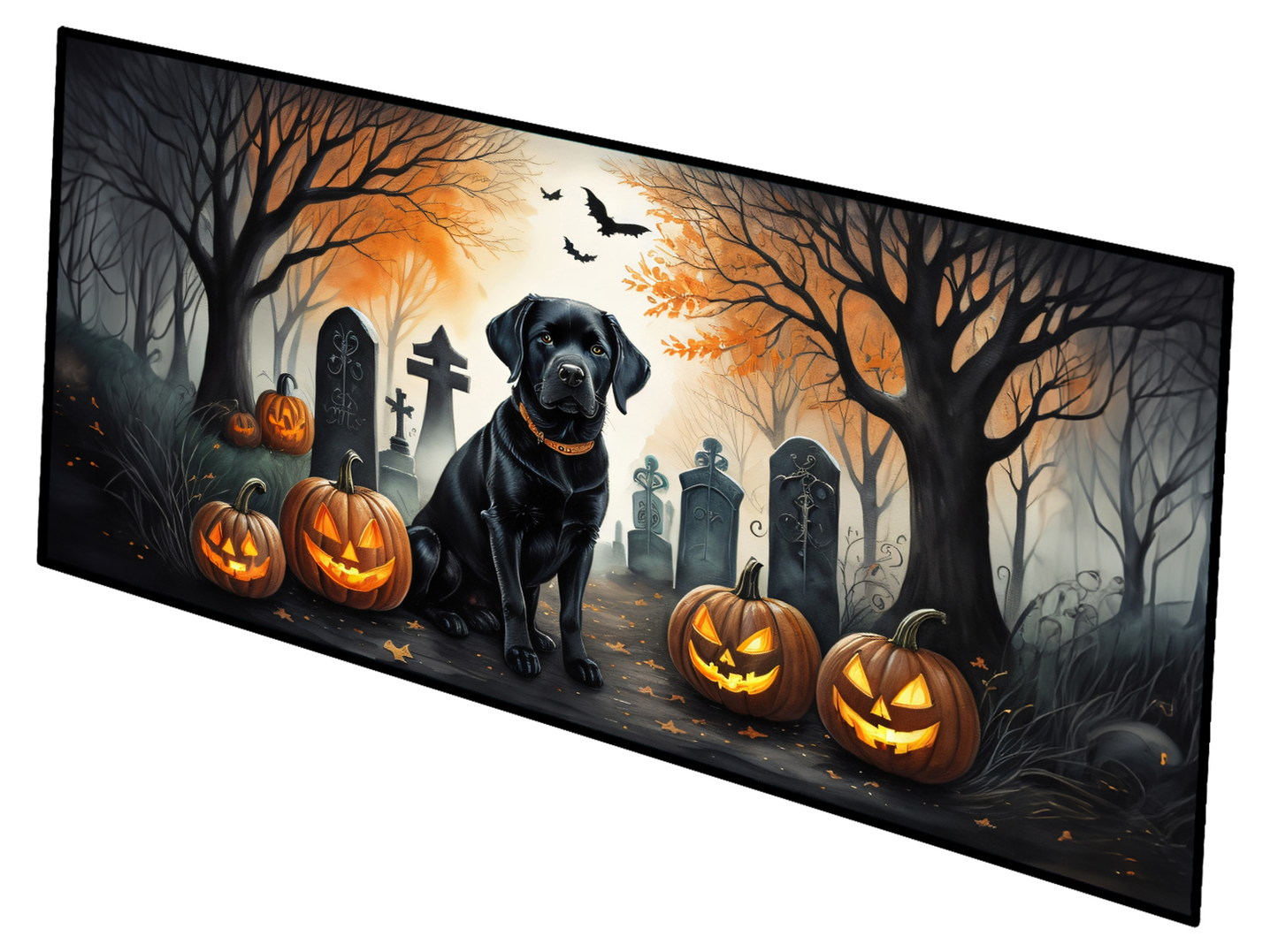 Basset Hound Spooky Halloween Foam Coasters