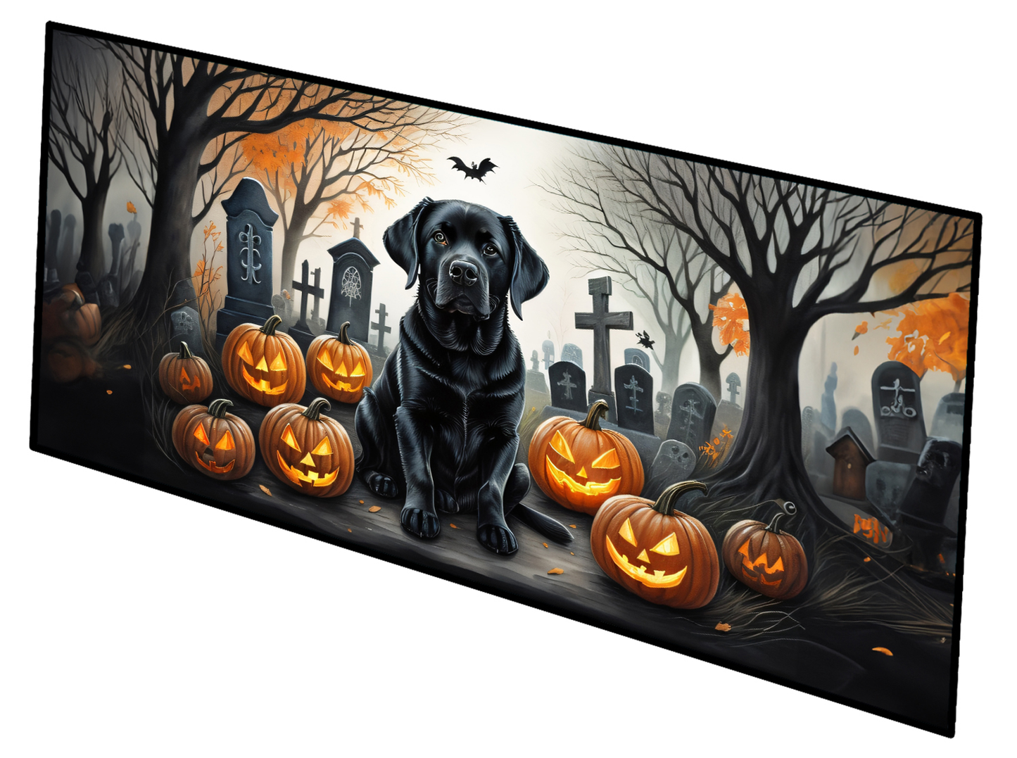 Basset Hound Spooky Halloween Foam Coasters