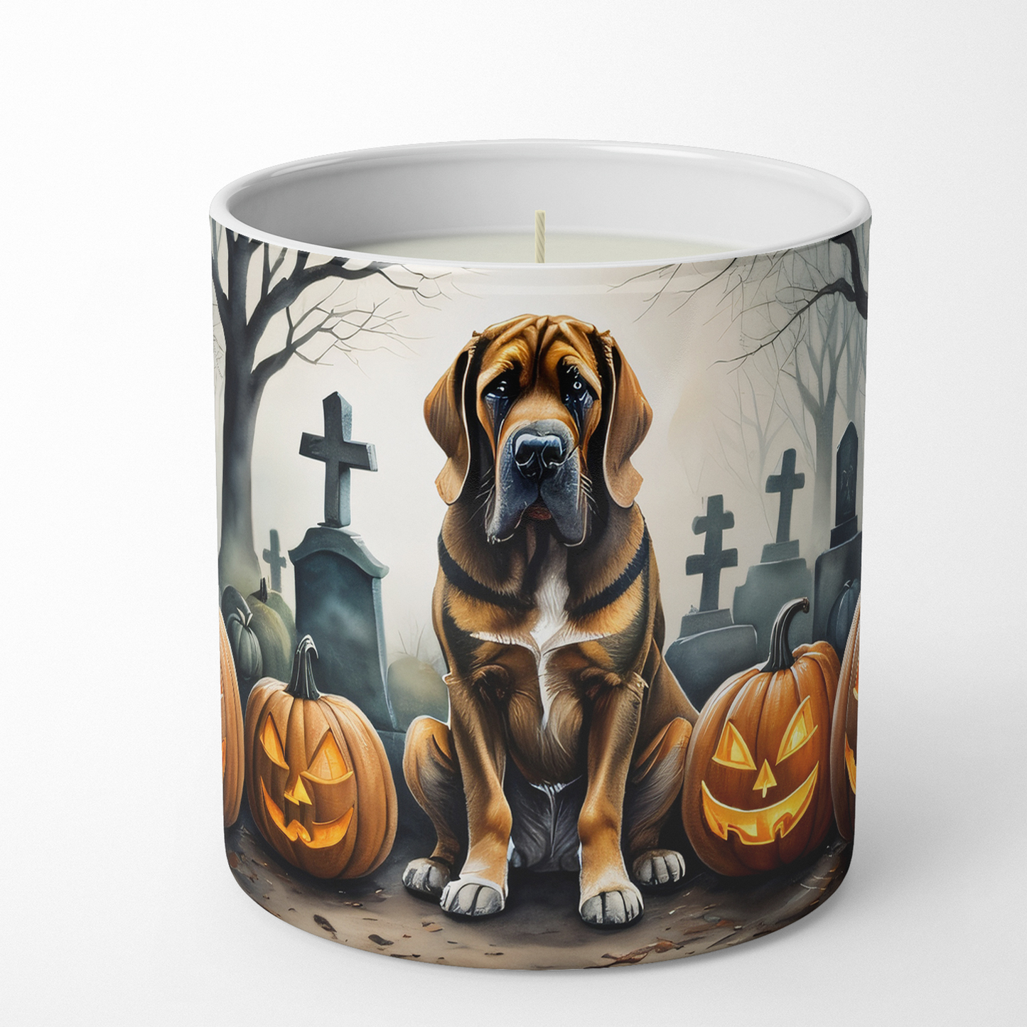 Basset Hound Spooky Halloween Foam Coasters